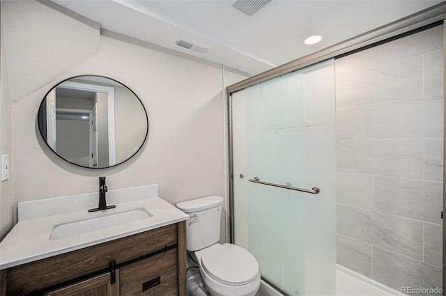17548 E Wesley Pl, Aurora, CO 80013 - full bathroom featuring vanity and a shower stall