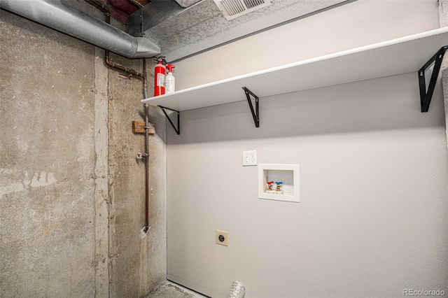17548 E Wesley Pl, Aurora, CO 80013 - washroom featuring electric dryer hookup and washer hookup