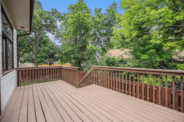 17548 E Wesley Pl, Aurora, CO 80013 - view of wooden terrace