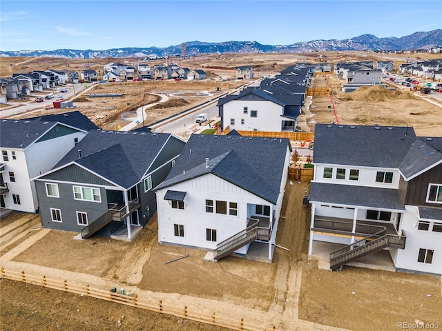 9314 Quartz St, Arvada, CO 80007 - aerial perspective of suburban area featuring a mountain backdrop