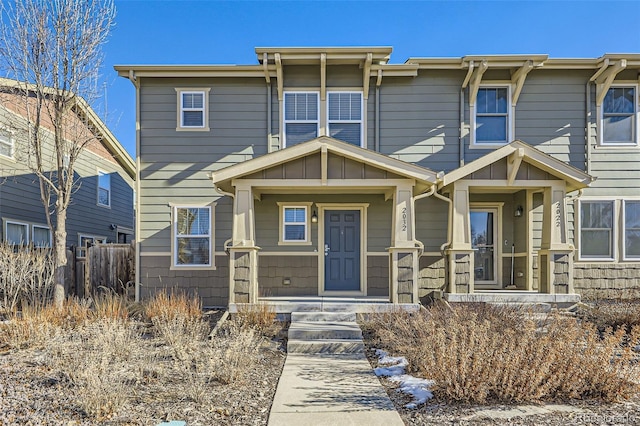 view of front of home