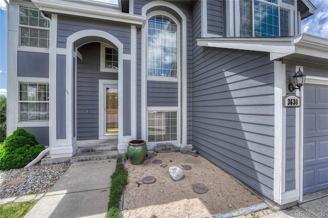 3630 Sawgrass Trl, Castle Rock, CO 80109 - property entrance with a garage