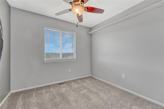 3630 Sawgrass Trl, Castle Rock, CO 80109 - carpeted empty room with ceiling fan and baseboards