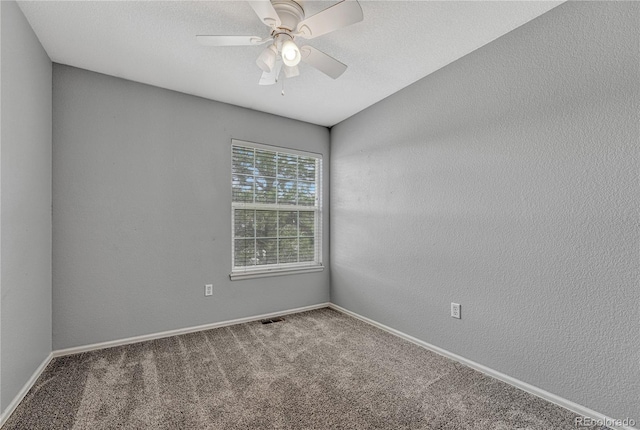 3630 Sawgrass Trl, Castle Rock, CO 80109 - carpeted empty room featuring ceiling fan and baseboards