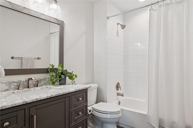 31607 Broadmoor Dr, Evergreen, CO 80439 - full bath with vanity, toilet, and shower / bath combo