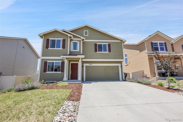 10684 Calista Way, Fountain, CO 80817 - traditional-style home featuring an attached garage, driveway, and stucco siding