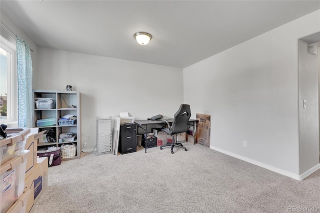 10684 Calista Way, Fountain, CO 80817 - carpeted home office with baseboards