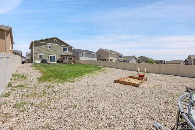 10684 Calista Way, Fountain, CO 80817 - back of house featuring a residential view and a fenced backyard