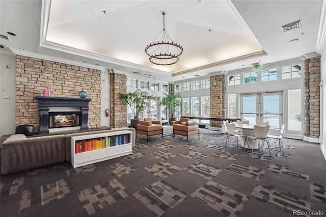 common area featuring visible vents