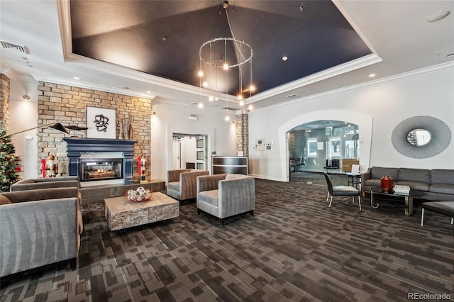 community lobby featuring visible vents