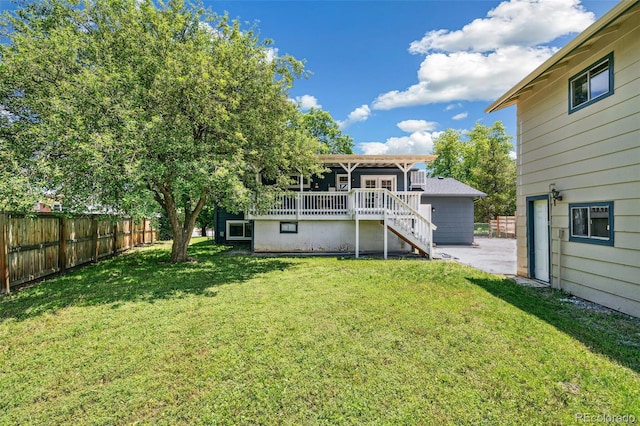 18355 W 59th Dr, Golden, CO 80403 - rear view of house featuring a wooden deck and stairway