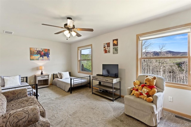116 County Road 414, Granby, CO 80446 - carpeted bedroom with baseboards and ceiling fan