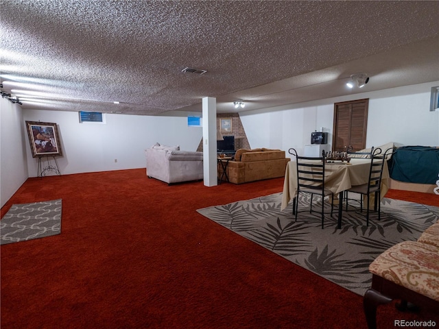 8908 Jellison Ct, Westminster, CO 80021 - finished below grade area with carpet and a textured ceiling