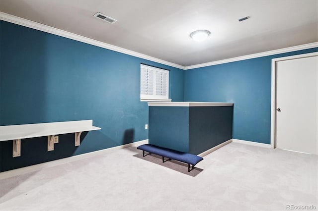 7129 S Marshall St, Littleton, CO 80128 - carpeted empty room featuring ornamental molding and baseboards