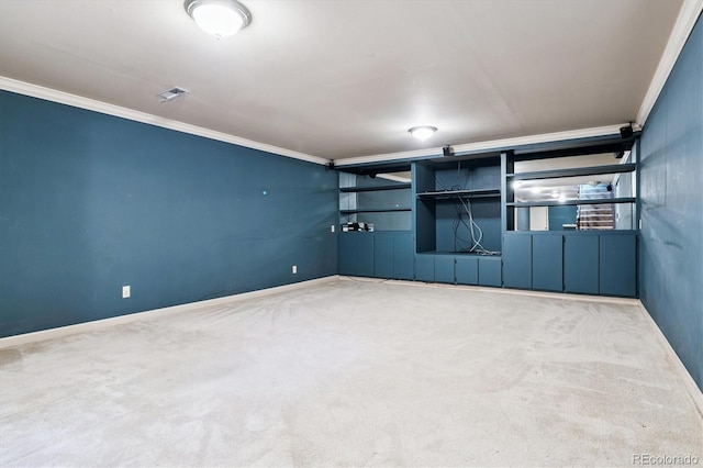 7129 S Marshall St, Littleton, CO 80128 - carpeted spare room featuring ornamental molding and baseboards