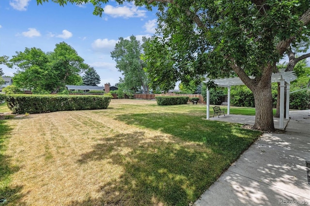 7129 S Marshall St, Littleton, CO 80128 - view of yard with a pergola and a patio