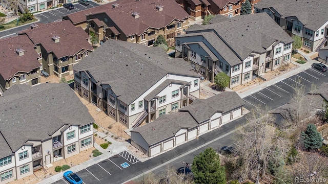 drone / aerial view featuring a residential view