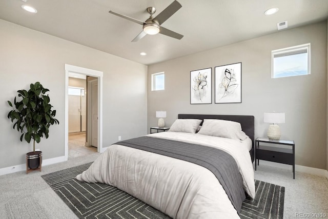 21022 E 63rd Dr, Aurora, CO 80019 - carpeted bedroom featuring ceiling fan