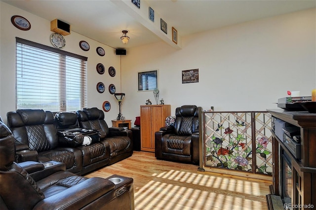 123 Halleys Ave Unit C, Poncha Springs, CO 81242 - living room featuring wood finished floors