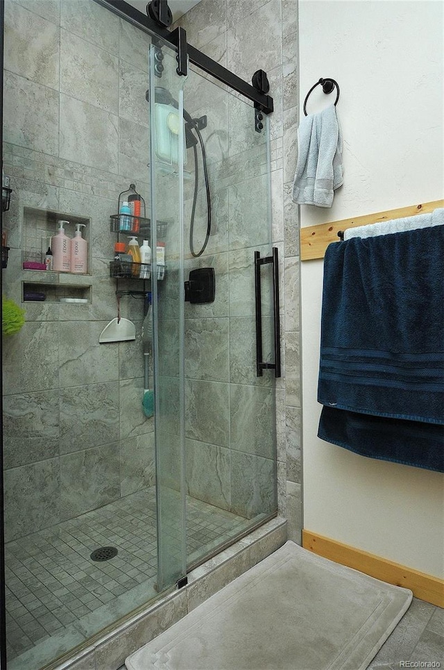 123 Halleys Ave Unit C, Poncha Springs, CO 81242 - bathroom featuring a shower stall