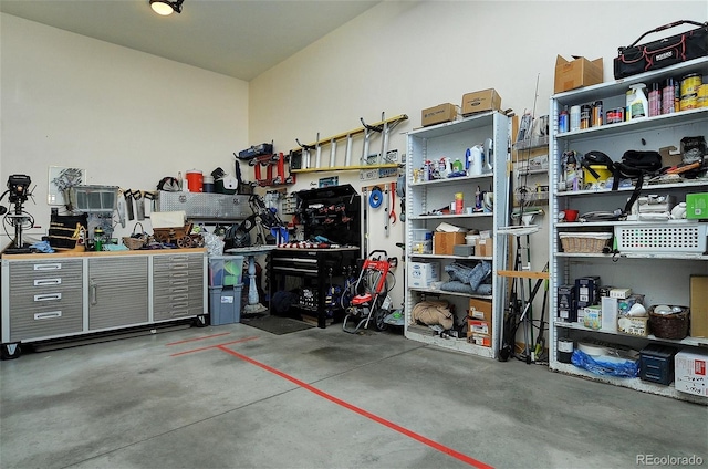 123 Halleys Ave Unit C, Poncha Springs, CO 81242 - garage featuring a workshop area