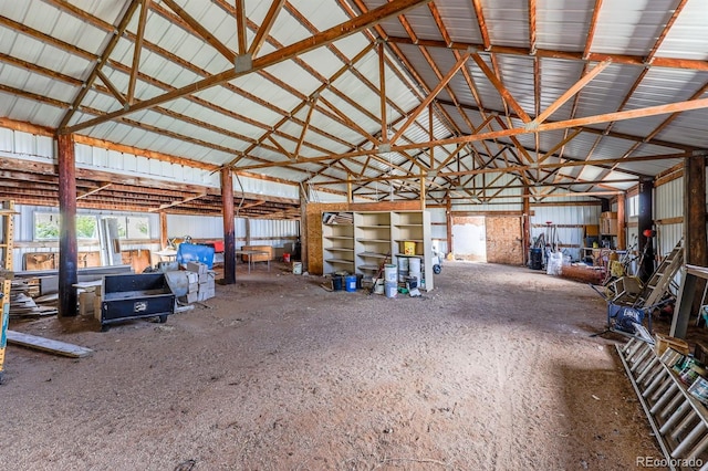 39045 Big Springs Rd, Rush, CO 80833 - garage with metal wall