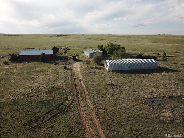 39045 Big Springs Rd, Rush, CO 80833 - view of yard with a view of rural / pastoral area, a pole building, and an outbuilding