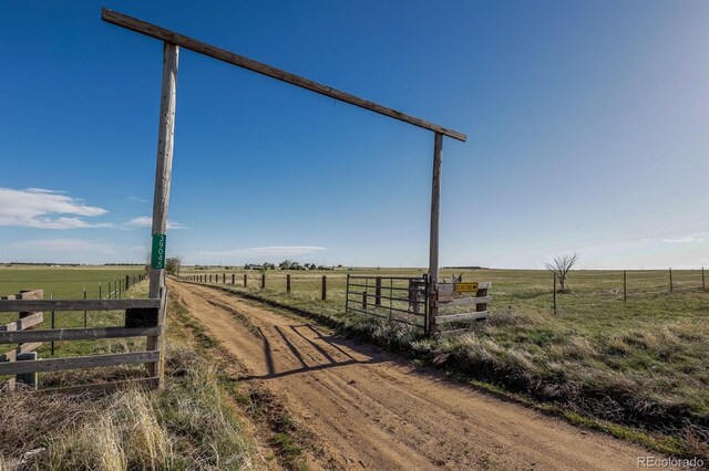 39045 Big Springs Rd, Rush, CO 80833 - view of road featuring a view of rural / pastoral area