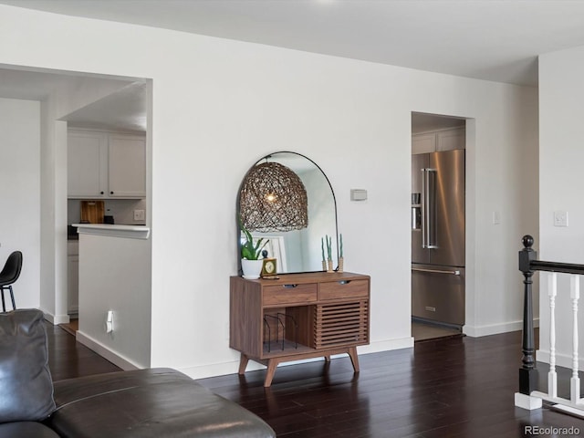 11165 W 58th Ave, Arvada, CO 80002 - living room featuring dark wood-style floors