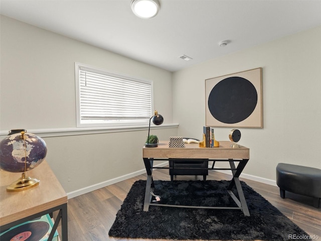 16986 E Piedmont Dr Unit A, Aurora, CO 80015 - office featuring wood finished floors