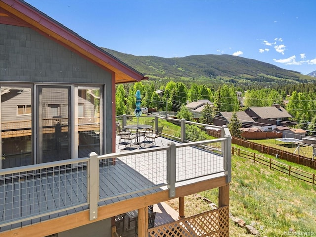 222 Idlewild Dr, Dillon, CO 80435 - mountain view with a heavily wooded area
