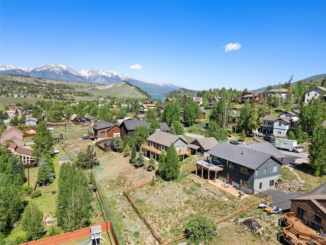 222 Idlewild Dr, Dillon, CO 80435 - aerial view of residential area featuring mountains