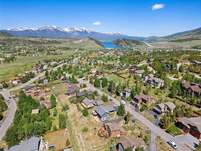 222 Idlewild Dr, Dillon, CO 80435 - aerial view of property and surrounding area with a water and mountain view and nearby suburban area