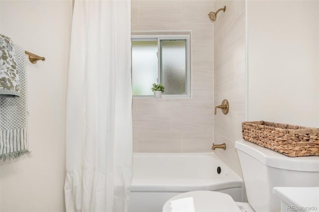 1948 S Zenobia St, Denver, CO 80219 - bathroom featuring toilet and shower / bath combo
