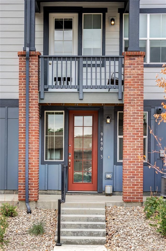 9490 W 14th Ave Unit 3, Lakewood, CO 80215 - doorway to property with a balcony