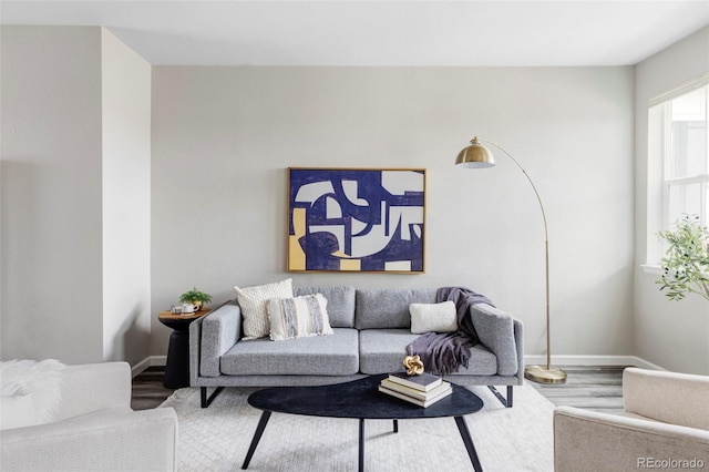 9490 W 14th Ave Unit 3, Lakewood, CO 80215 - living area with wood finished floors and baseboards