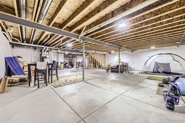 15211 Quince St, Thornton, CO 80602 - unfinished basement featuring stairway