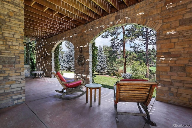 view of patio