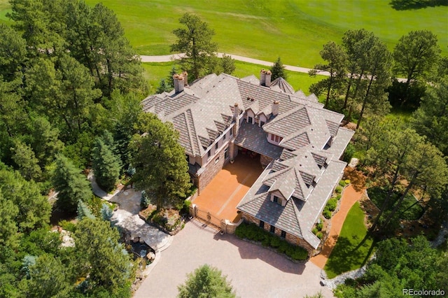 drone / aerial view