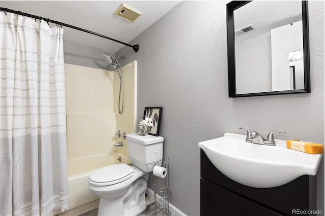 1820 Newland Ct Unit 310, Lakewood, CO 80214 - bathroom with shower / bath combination with curtain, vanity, toilet, and baseboards