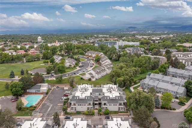 1820 Newland Ct Unit 310, Lakewood, CO 80214 - drone / aerial view of a pool area
