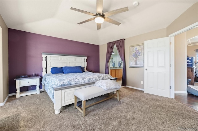 56330 E 37th Ct, Strasburg, CO 80136 - bedroom with carpet floors, baseboards, and ceiling fan