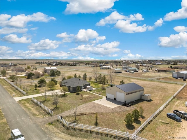 56330 E 37th Ct, Strasburg, CO 80136 - drone / aerial view with a rural view