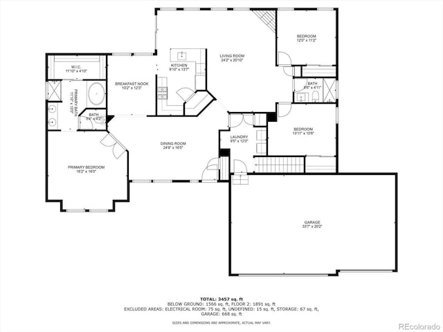 56330 E 37th Ct, Strasburg, CO 80136 - floor plan