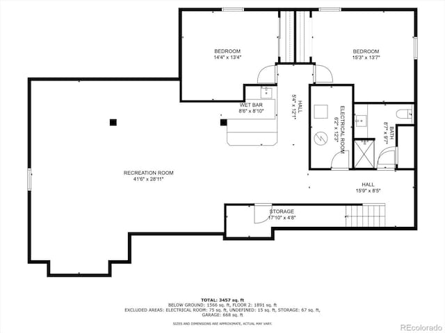 56330 E 37th Ct, Strasburg, CO 80136 - floor plan