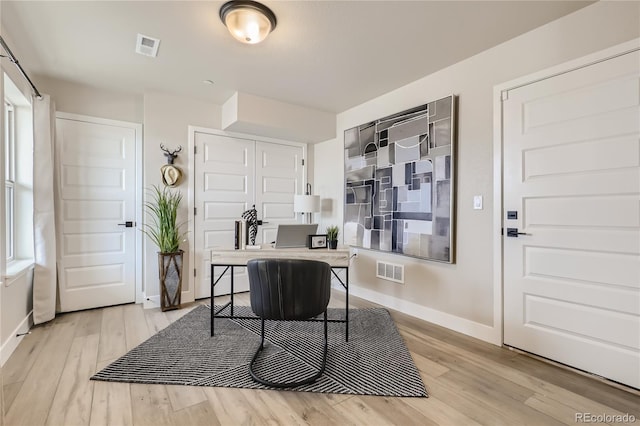 128 E Douglas St, Superior, CO 80027 - office area with baseboards and light wood-type flooring