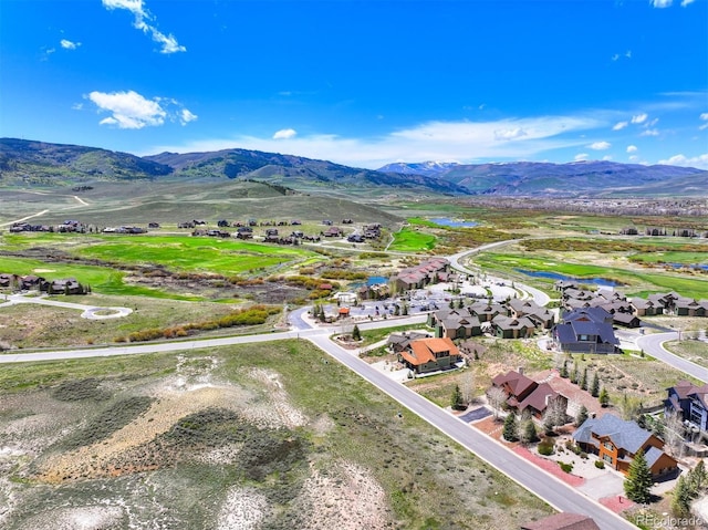 701 Saddle Ridge Cir, Granby, CO 80446 - aerial view of residential area with a mountain backdrop