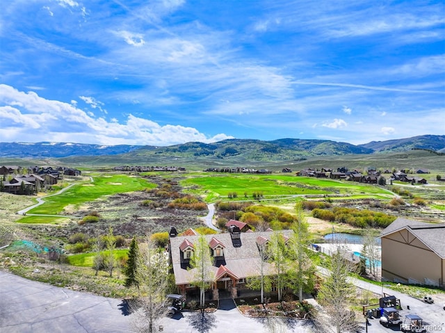 701 Saddle Ridge Cir, Granby, CO 80446 - aerial view of residential area featuring a mountain backdrop