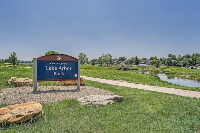 6494 W 85th Ave, Arvada, CO 80003 - view of home's community with a lawn and a water view