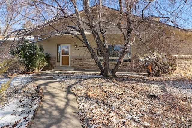 view of front of home